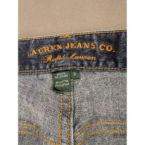 Lauren Ralph Lauren Jeans Co Womens 16 Dark Wash Denim Bermuda Shorts Stretch